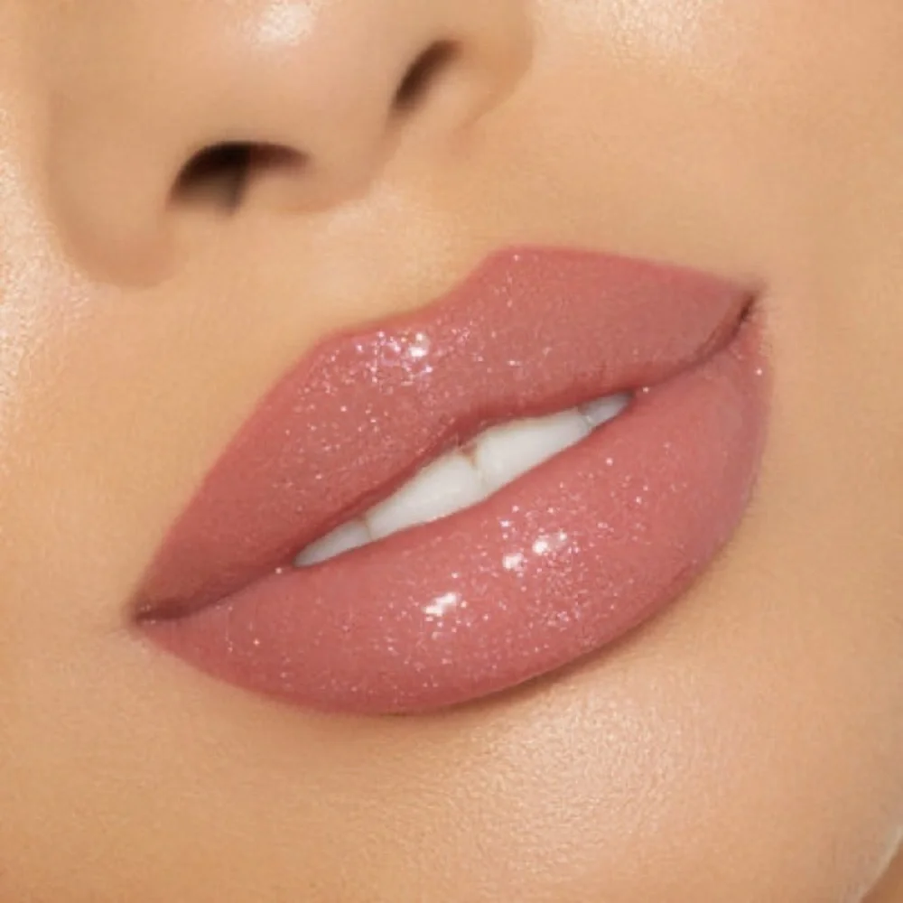 🆕 💄 KYLIE JENNER HIGH GLOSS damn gina - mauve pink with pink shimmer